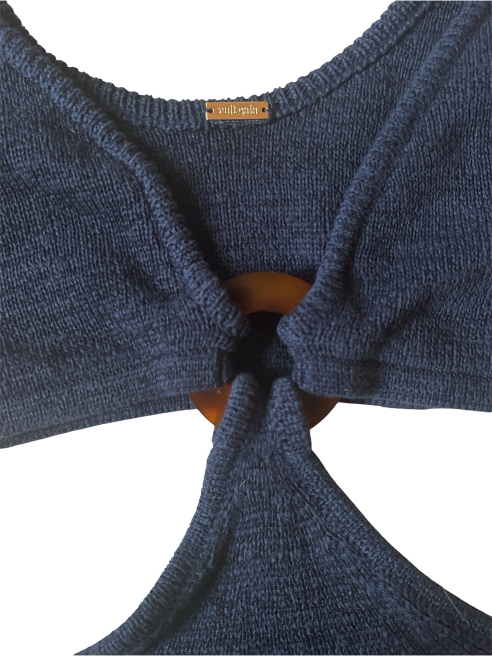 Cult Gaia Bank Knit Midi Dress, in Ink - Picture 6 of 8